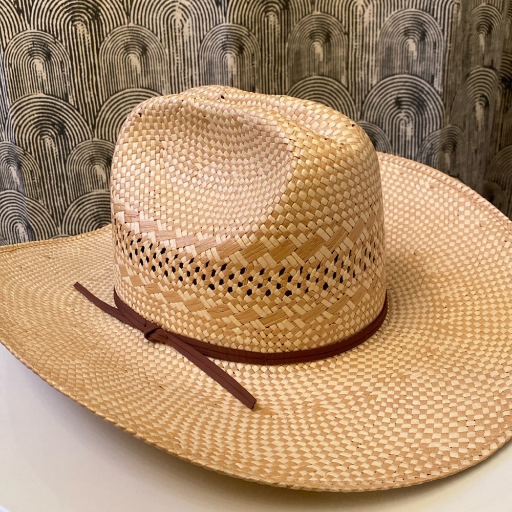 Stetson Western Straw Hat/Size Womens 6 3/4.